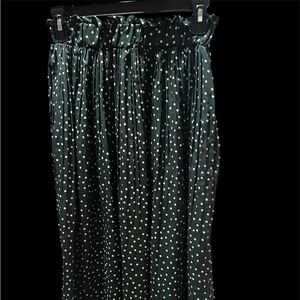 long skirt polka dots